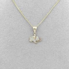 Taşlı Fil Kolye Ucu – KLU0645