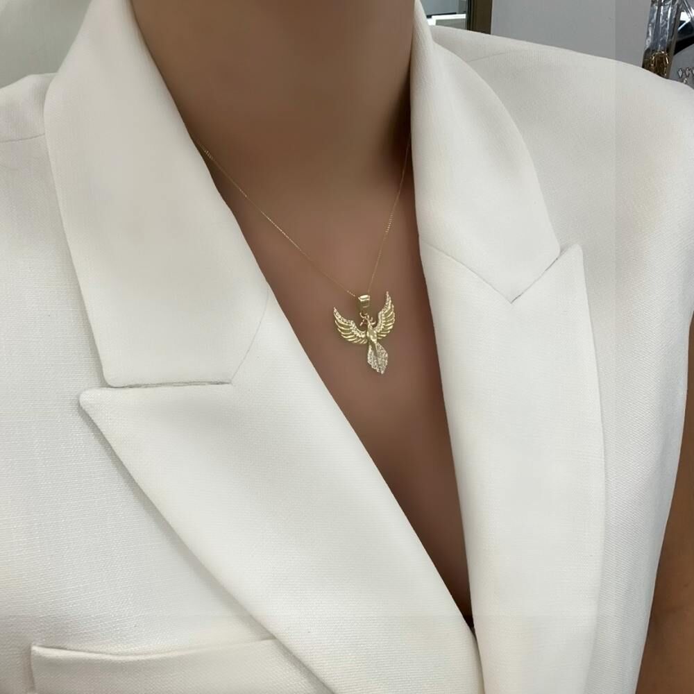 Taşlı Anka Kolye Ucu – KLU0638
