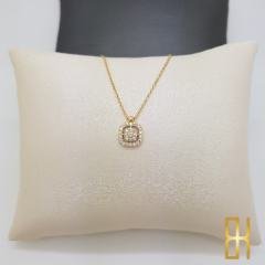 Taşlı Kolye Sarı Altın