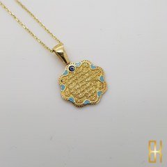 Kalpli Dualı Kolye Ucu Ayetel Kürsi