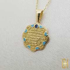 Kalpli Dualı Kolye Ucu Ayetel Kürsi