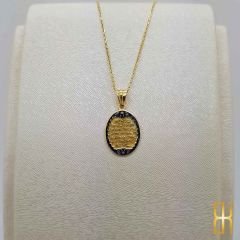 Ayetel Kürsi Dualı Kolye Ucu