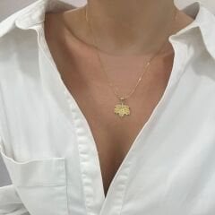 Çınar Yaprağı Kolye Ucu – KLU0659