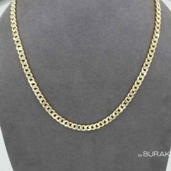 Gurmet (Gourmet) Zincir 14 Ayar Altın 50 cm