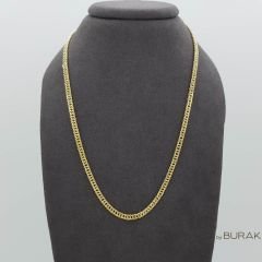 Gurmet (Gourmet) Zincir 14 Ayar Altın 65 cm-İnce