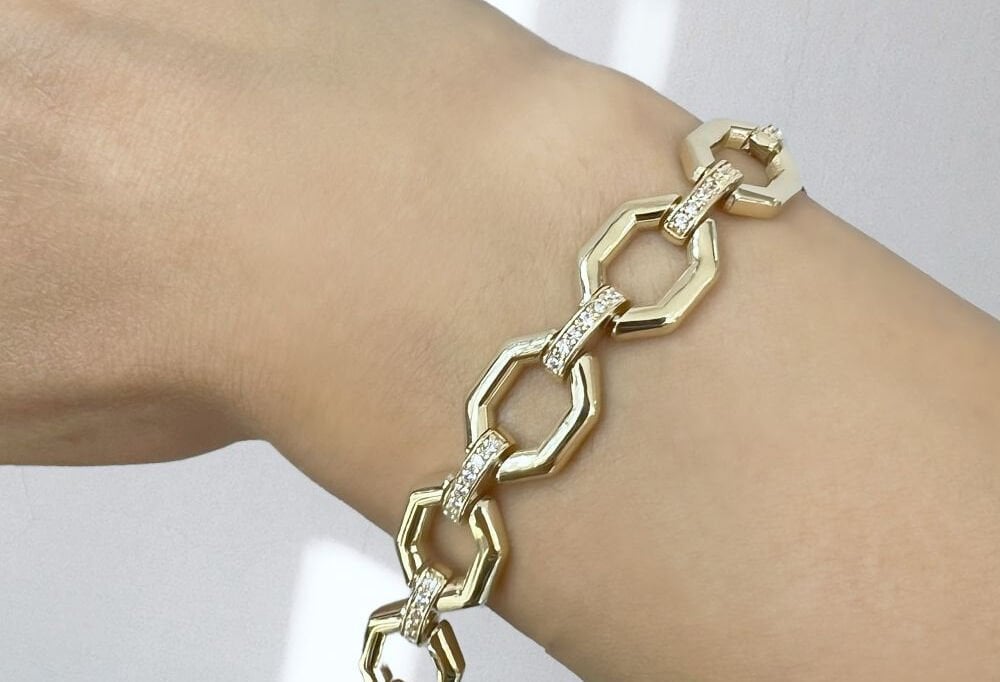 Taşlı Petek Bileklik – BLK1008