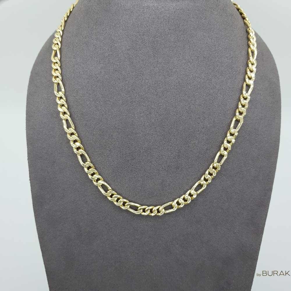 Figaro Zincir 14 Ayar Altın 60 cm