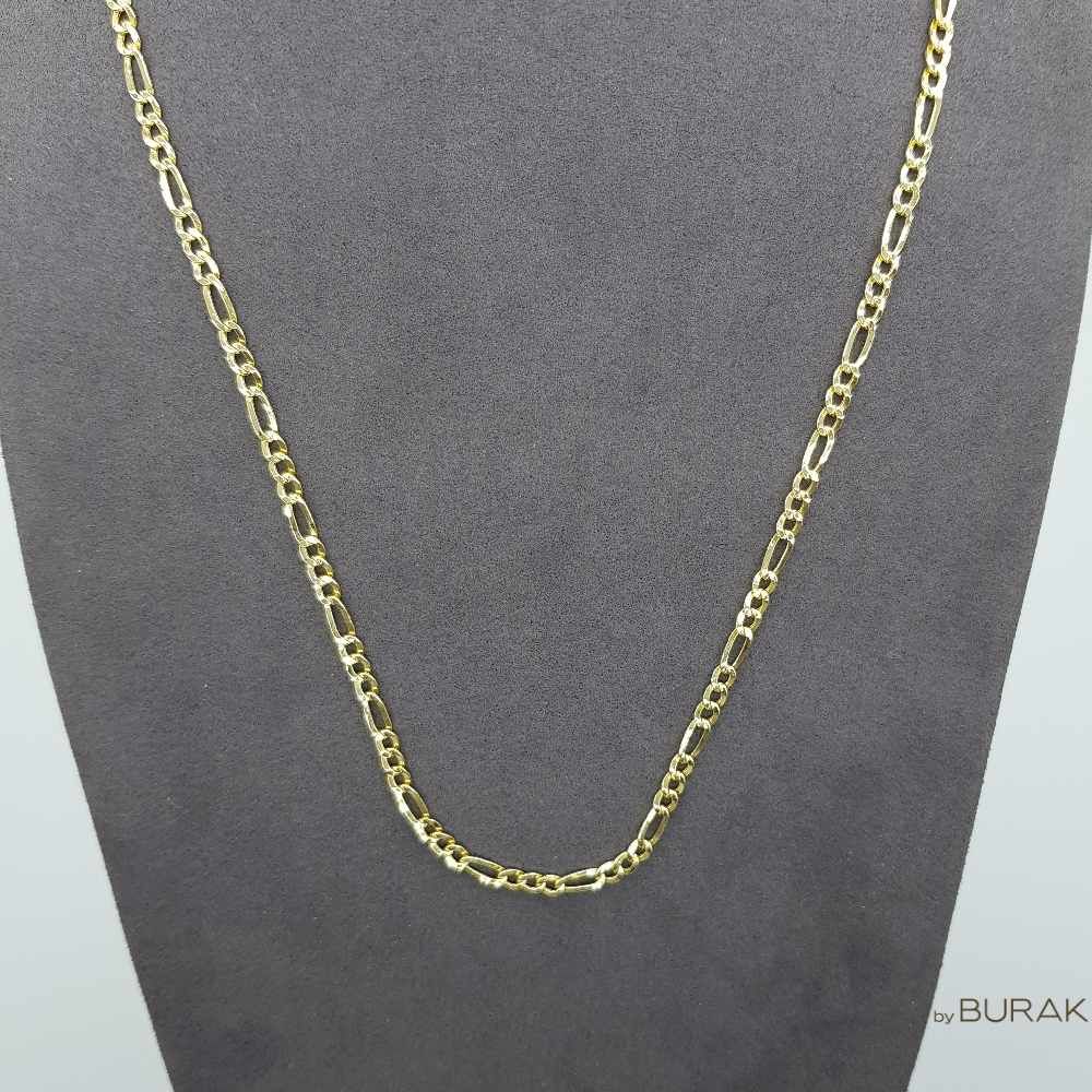 Figaro Zincir 14 Ayar Altın 50 cm Orta