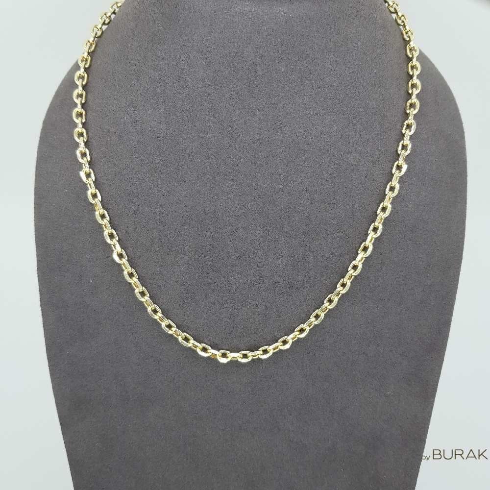 Doç Zincir 14 Ayar Altın 60 cm Orta