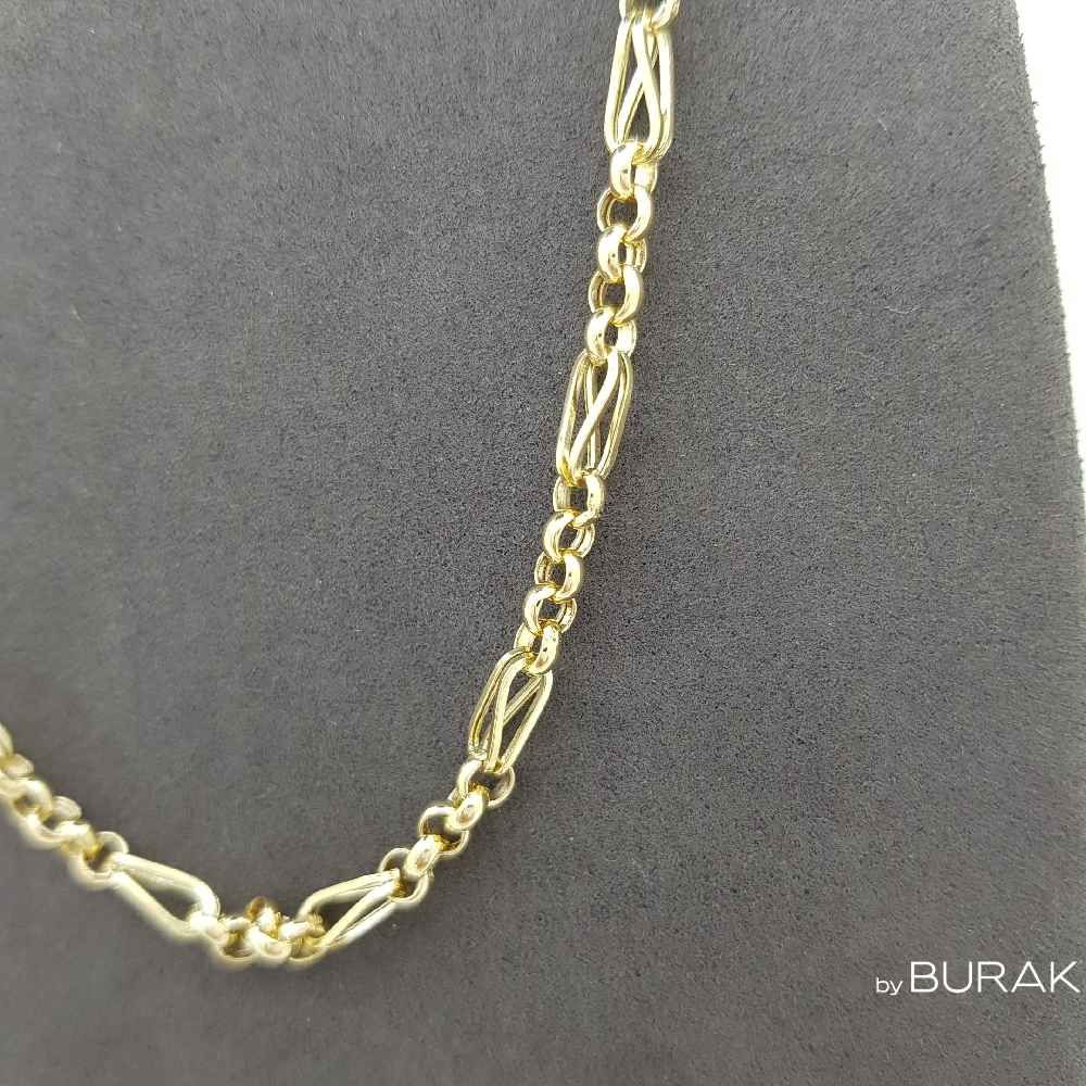 Ataçlı Doç Zincir 14 Ayar Altın 60 cm