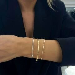 Rose Altın İnce Kelepçe - KLP0329