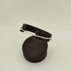 Beyaz Altın İnce Kelepçe -KLP0330