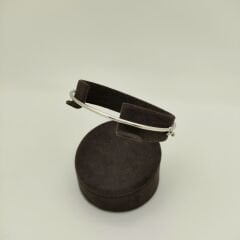 Beyaz Altın İnce Kelepçe -KLP0330