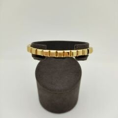 Kare Plaka Altın Esneyen Bilezik- KLP0336