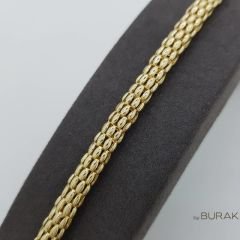 Örme Bileklik 14 Ayar Altın- Orta