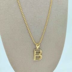 B Harfi Kolye Ucu- KLU0674