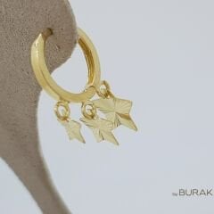 Yıldız Sallantılı Halka Küpe