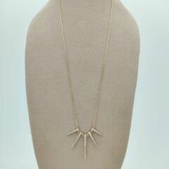 Taşlı Ok Kolye- KLY1037