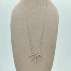 Taşlı Ok Kolye- KLY1037