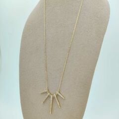 Taşlı Ok Kolye- KLY1037