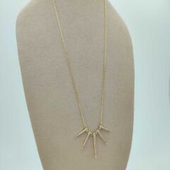 Taşlı Ok Kolye- KLY1037