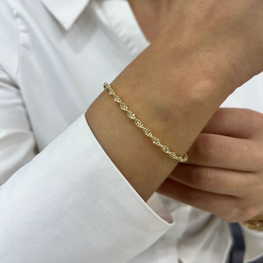 Sarmal Top Zincir Bileklik - BLK1028