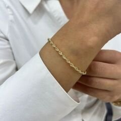 Sarmal Top Zincir Bileklik - BLK1028