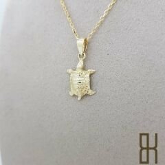 Kaplumbağa Kolye Ucu