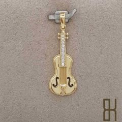 Taşlı Gitar Kolye Ucu