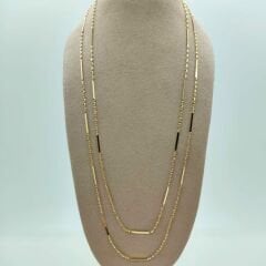 Sarmal Detaylı İtalyan Zincir Kolye – KLY1044