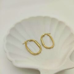 Oval Halka Küpe - KP00996