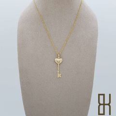 Kalp Anahtar Kolye Ucu