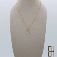 Kelebek Kolye Ucu Taşlı