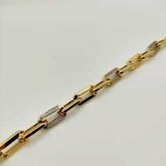 Taşlı Ataç Zincir Bileklik - BLK1047