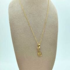 Tenis Raketi Kolye Ucu - KLU0684