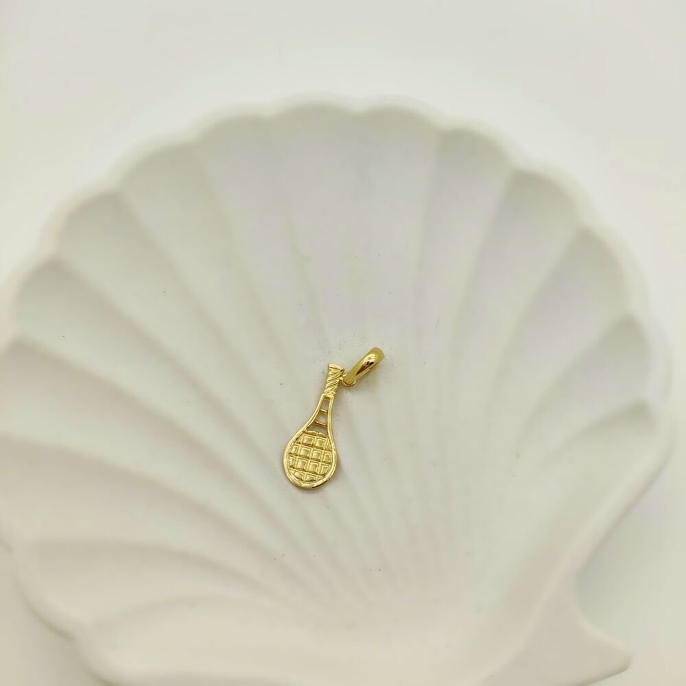 Tenis Raketi Kolye Ucu - KLU0684