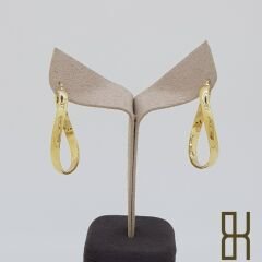 Oval Form Halka Küpe