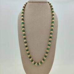 Yeşil Mineli Top Kolye – KLY1047