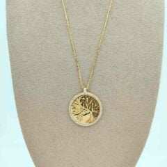 Taşlı Hayat Ağacı Kolye - KLY1050
