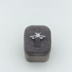 Pırlanta Tektaş Yüzük 0.30 Karat-Uluslararası HRD Sertifikalı-TTC0018