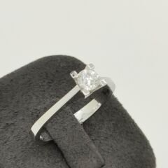 Pırlanta Tektaş Yüzük 0.30 Karat-Uluslararası HRD Sertifikalı-TTC0019