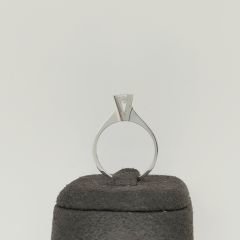 Pırlanta Tektaş Yüzük 0.40 Karat - Uluslararası HRD Sertifikalı-TTC0013