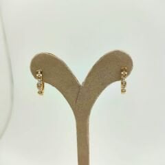 Taşlı Oval Küpe - KP01003