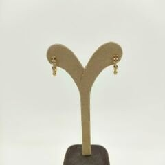 Taşlı Oval Küpe - KP01003