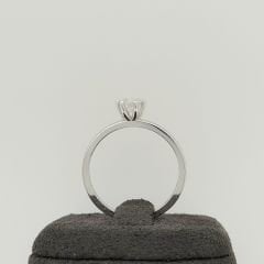 Pırlanta Tektaş Yüzük 0.35 Karat - Uluslararası HRD Sertifikalı-TTC0017