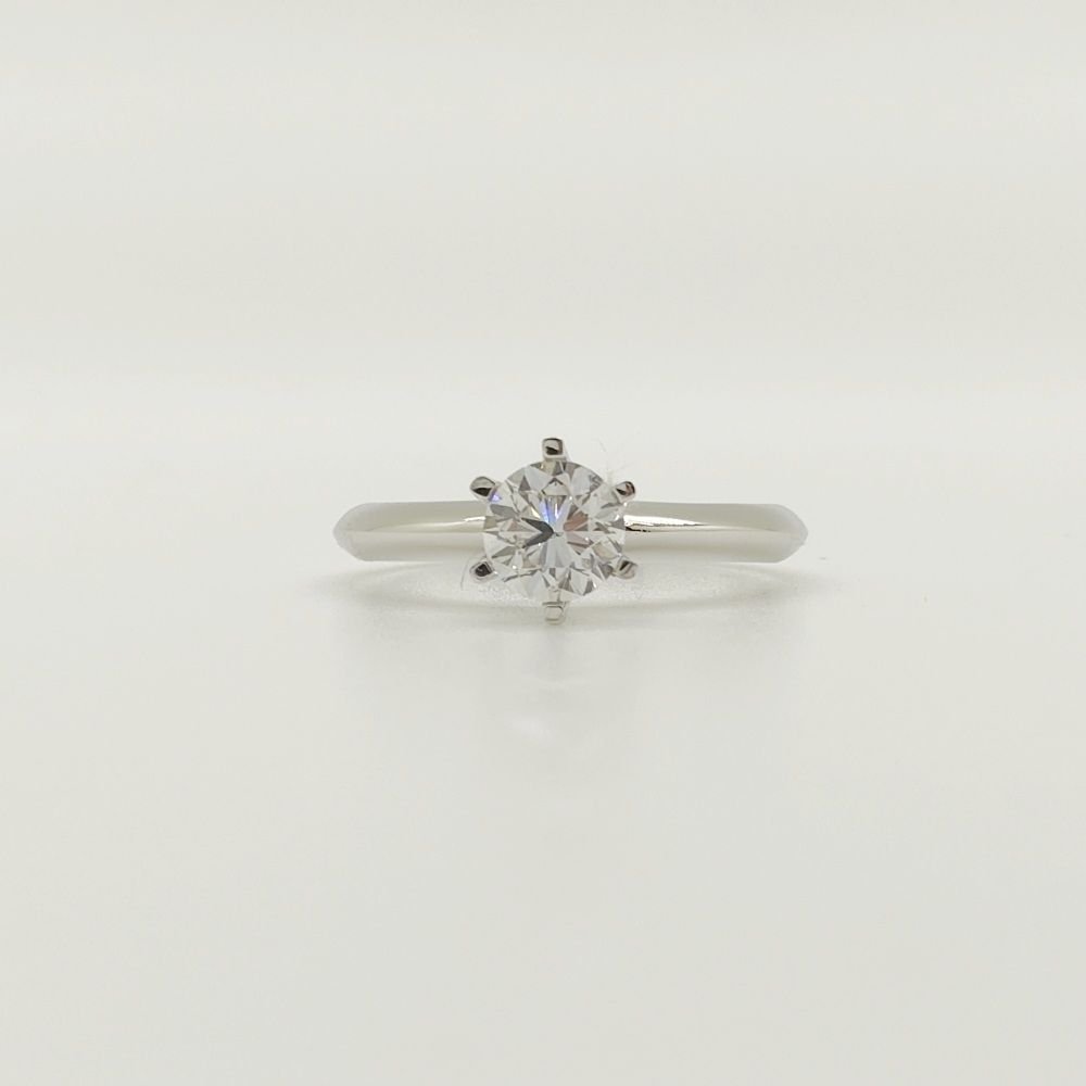 Pırlanta Tektaş Yüzük 0.71 Karat - Uluslararası HRD Sertifikalı-TTC0007