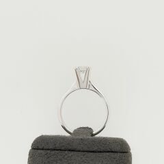 Pırlanta Tektaş Yüzük 0.50 Karat - Uluslararası HRD Sertifikalı-KU00265