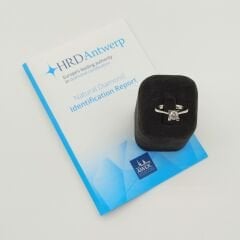 Pırlanta Tektaş Yüzük 0.50 Karat - Uluslararası HRD Sertifikalı-KU00265