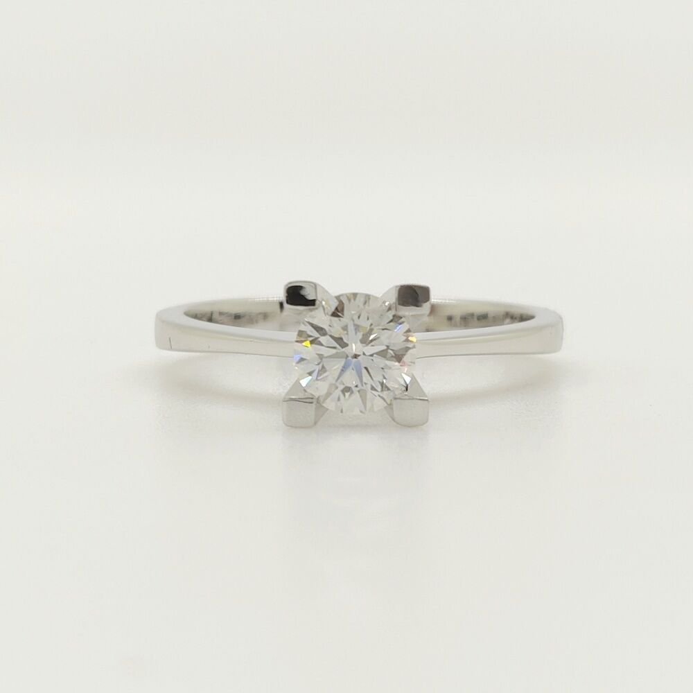 Pırlanta Tektaş Yüzük 0.60 Karat- Uluslararası GIA Sertifikalı-TTC0008