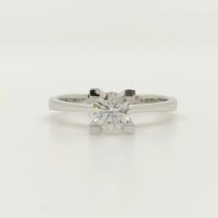 Pırlanta Tektaş Yüzük 0.60 Karat- Uluslararası GIA Sertifikalı-TTC0008